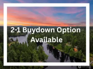 2-1 Buydown available with preferred lender