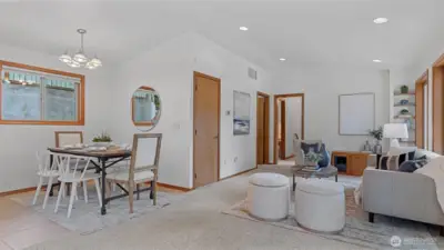 Open concept main floor