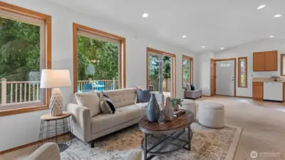 Open concept main floor