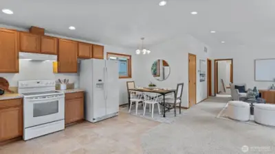 Kitchen and dining