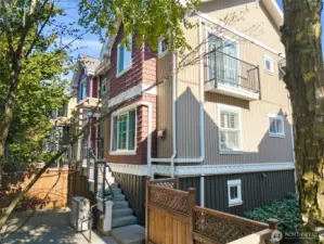 Your new home on the tree lined streets of Green Lake, complete with large private front yard patio.