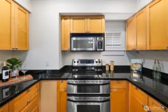 Being an end-unit means you get windows galore in this beautiful home.