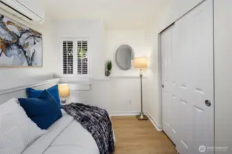 Large closets in every room mean storage will never be an issue.
