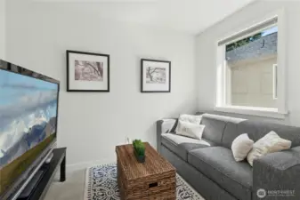 Sitting room off the Primary Bedroom.