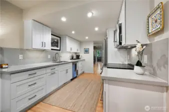 Thought and care went into this kitchen remodel and you'll find it's both functional as well as beautiful.