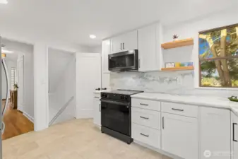 New solid oak floating shelves