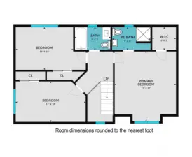 Upstairs Floorplan