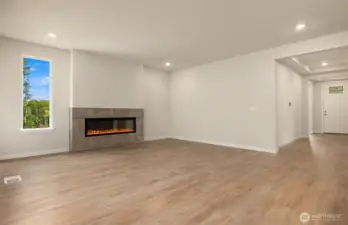 Photos of same design, but finishes and home views vary.