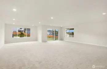 Finished walk out basement-gigantic