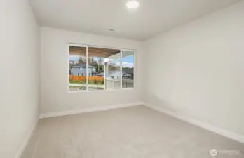 Downstairs bedroom.  Very private.