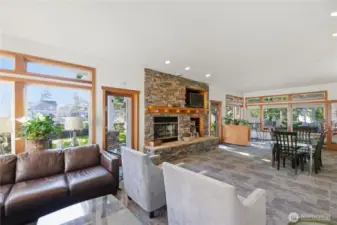 Inside of the Club House