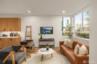 Open-concept layout ensures your four-legged friend is always part of the action.