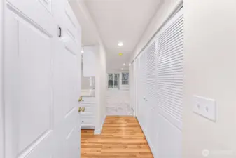 Welcoming Entry - Unit #1 has been completely remodeled down to the studs, offering a true “like-new” asset within the fourplex.