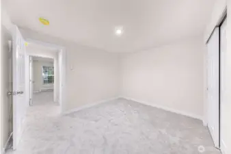 Unit #1 - Bedroom 1 of 2.  ALL new doors!!