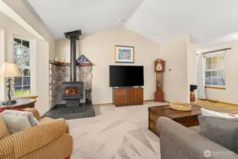 Stay warm with a wood stove