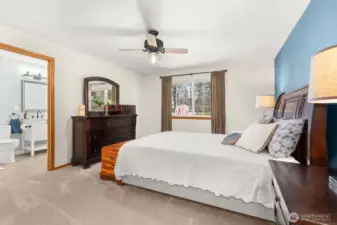 Primary bedroom with en suite