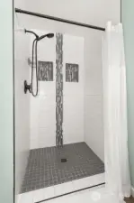 Walk in shower