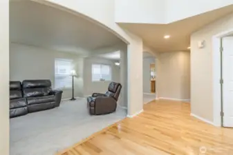 Formal living room just off the entry