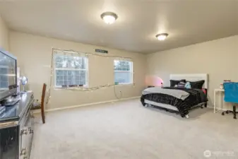 Expansive flex/bonus room for so many possibilities: media room, playroom, home gym, craft area, or 5th bedroom!