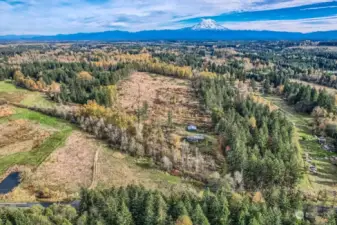 A grander view of the amazing landscape, it is quiet and private.  Just behind the camera 10 minutes is the Yelm community.