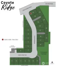 Coyote Ridge Plat Map Rendering