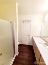 upstairs bathroom master