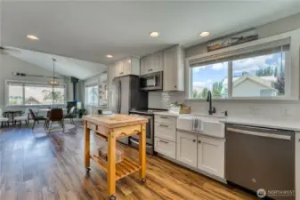 Fully remodeled kitchen