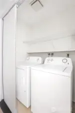 Upstairs laundry