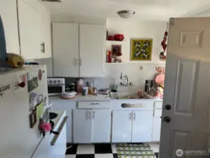 Upstairs kitchen