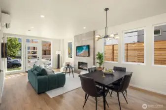 Photos from model home with similar floor plan
