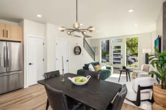 Photos from model home with similar floor plan