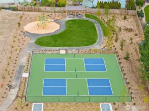 Pickleball anyone?  Play area, grass area, picnic area...