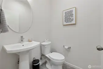 1st floor half bath