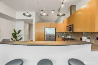 Photo is from when the unit was staged.