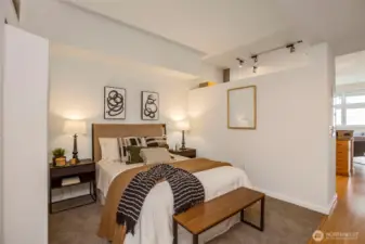 Photo is from when the unit was staged.