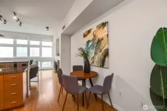 Photo is from when the unit was staged.