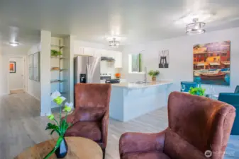 Open Floor Plan - great for entertaining.