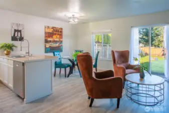 Another view of the Open Floor Plan.