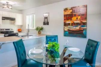 Another view of the Cozy Dining area off the Kitchen.