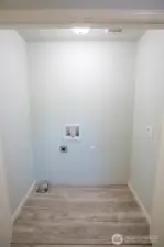 Washer/Dryer Utility Room located upstairs.