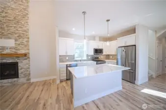 Open concept, perfect for entertaining.  *Previous Build