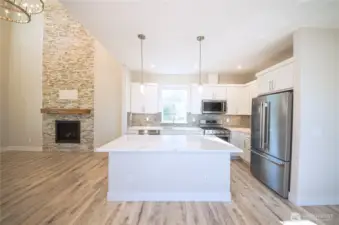 Choose your countertops and cabinet color to help customize your kitchen.  *Previous Build