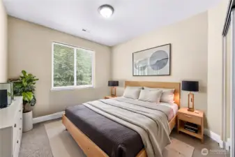 This room is virtually staged.