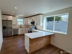 Bright Kitchen with plenty of light