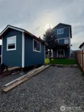 Storage Shed and Alley parking