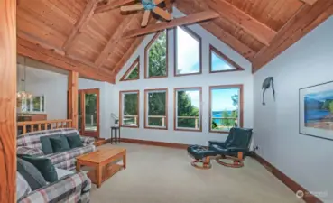 Living Room, West Facing Windows