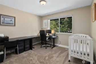 1st Bedroom or home office, new carpet, blinds and a LAKE VIEW! Imagine working from home with that view!!!