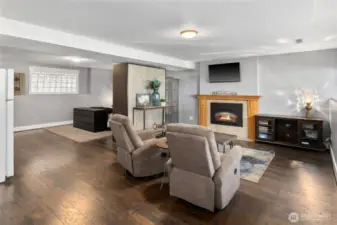 Another view of your 1st floor living/recreation room tons or room down here.