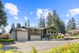 Tons of parking inside and out! Two Garages over 1064sq ft and a covered carport plus RV/Boat parking area! Extra Large Paved area for all your vehicles and guests.