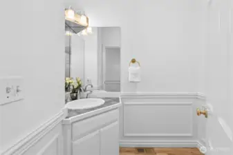 Main floor guest bathroom